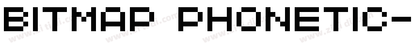Bitmap phonetic字体转换